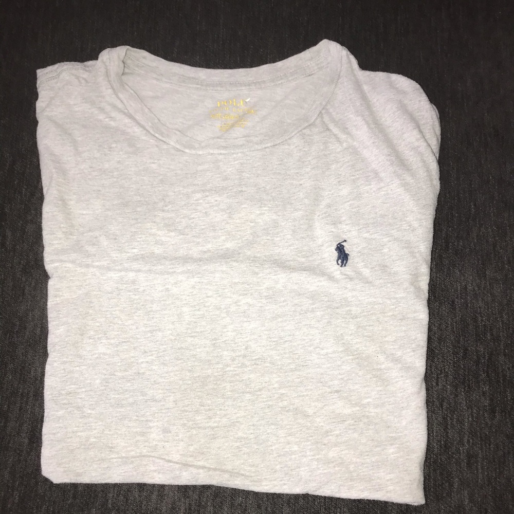 Polo Ralph Lauren gray t-shirt.